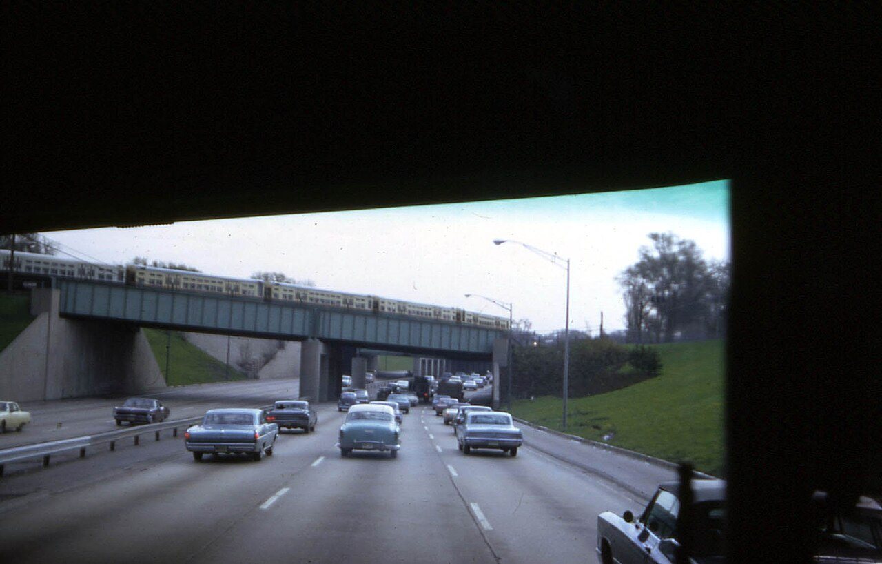 19670501 02 Chicago Transit Authority Congress Expy. @ Des Plaines Ave