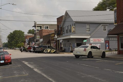 Port Byron Illinois Street Scene