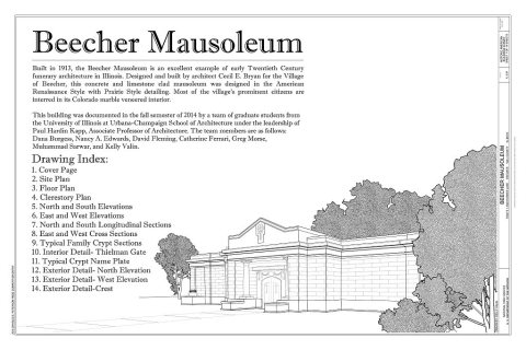 Beecher Mausoleum, Route 1 and Horner Lane