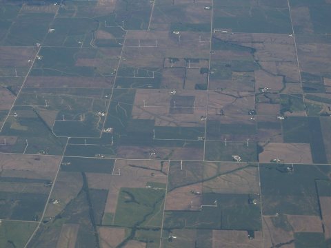 Wind Farm Near Kewanee, Illinois