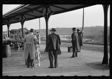 Waiting for the train to Minneapolis