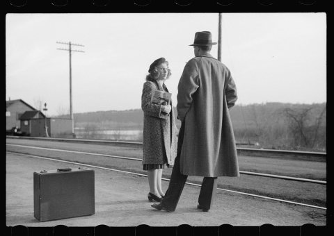Waiting for the train to Minneapolis