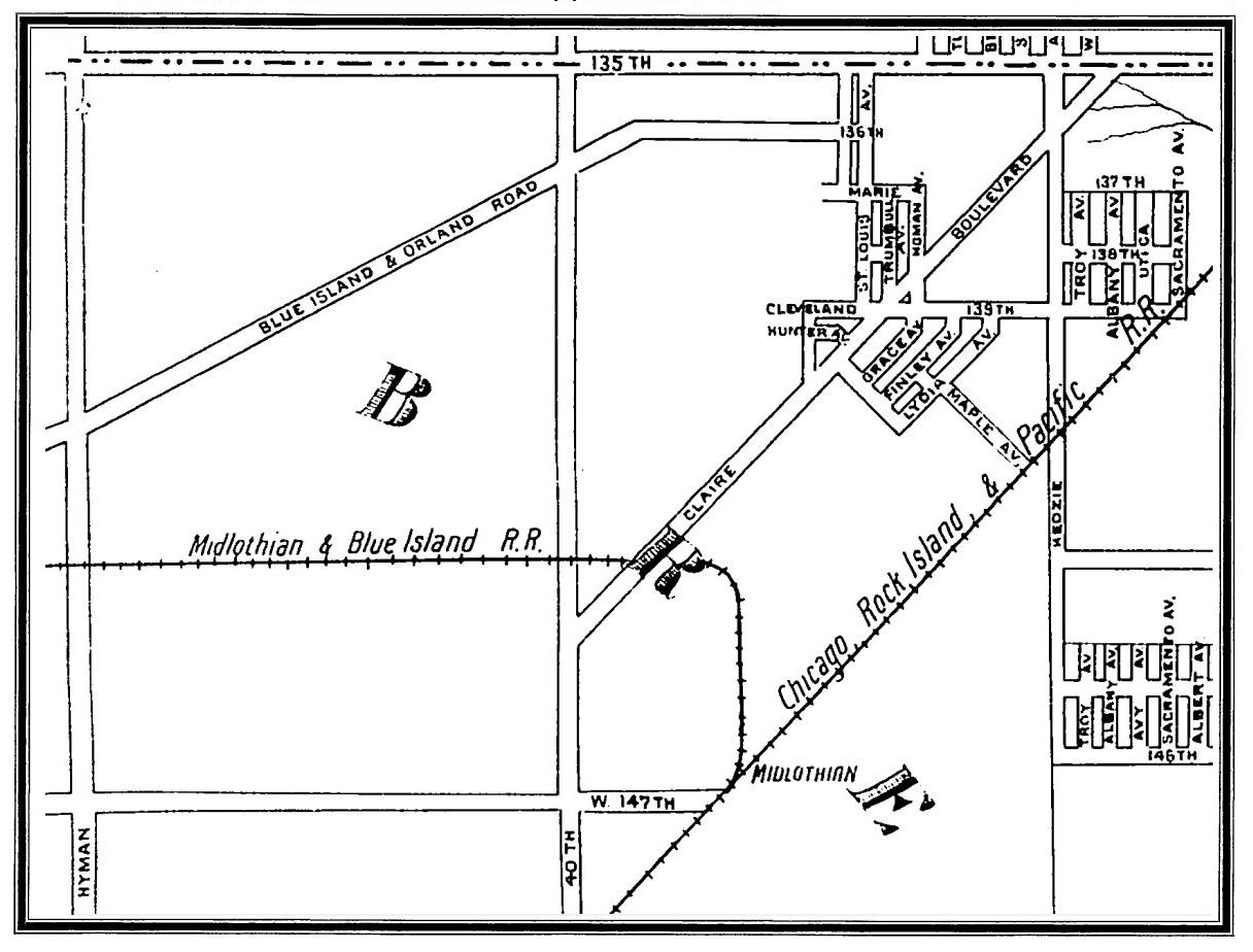 Midlothian and Blue Island Railroad Sanforda