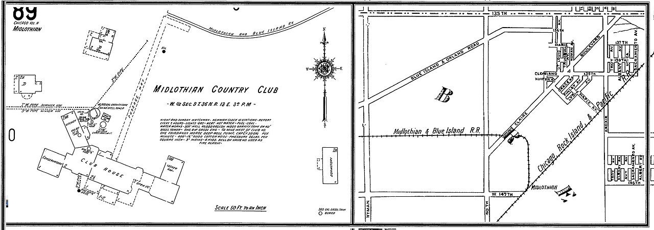 Midlothian and Blue Island Railroad Sanford
