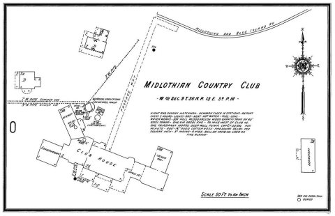 Midlothian and Blue Island Railroad Sanford Club Grounds