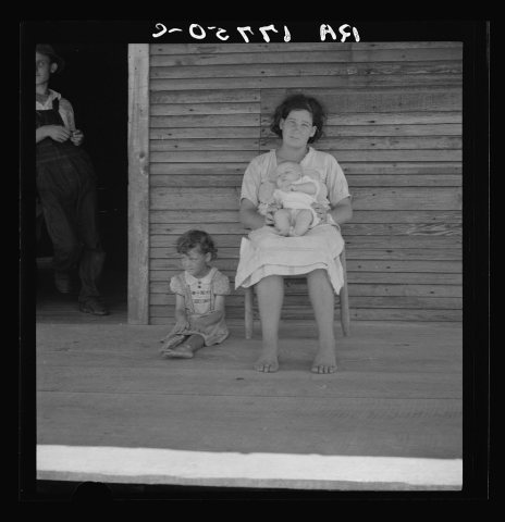 Families are left stranded without means of support when the lumber mill "cuts out." This family lives on a cut-over ar…