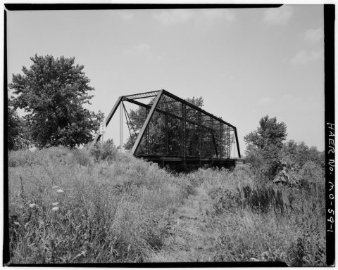 Nineveh Bridge, Spanning Old Channel of Chariton River