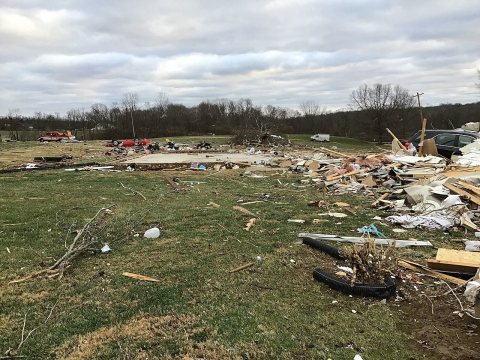 EF3 damage Defiance, Missouri 2021