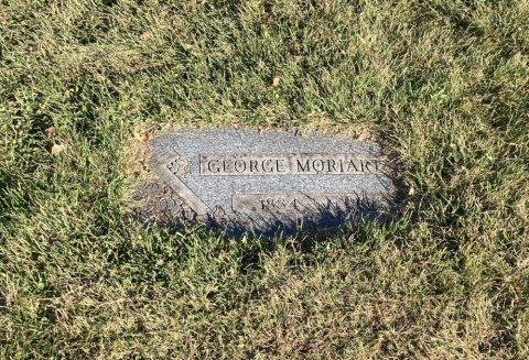 Grave of George Joseph Moriarty (1884–1964) at Saint Mary Catholic Cemetery