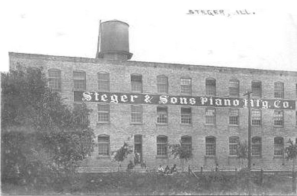 Steger & Sons piano works c. 1910
