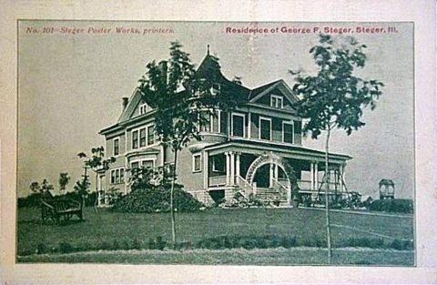 George F. Steger residence c. 1900
