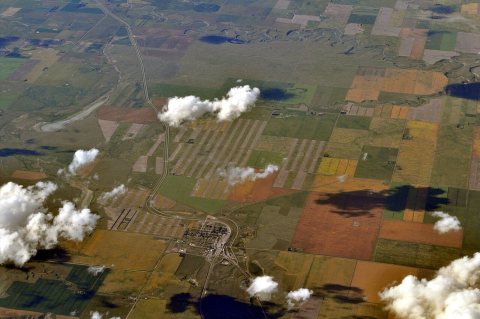 Aerial - Coutts, Alberta & Sweet Grass, MT 01 - white balanced