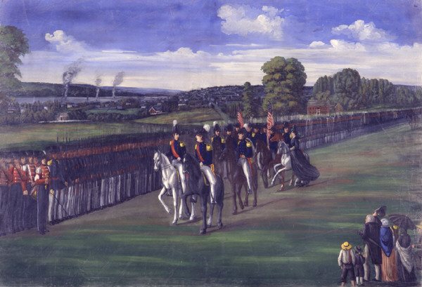 Joseph Mustering the Nauvoo Legion by C.C.A. Christensen