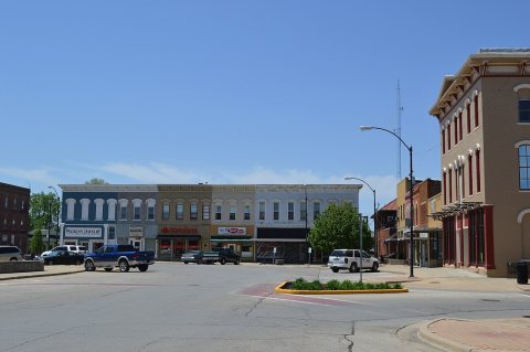 Clinton public square, northwestern quadrant