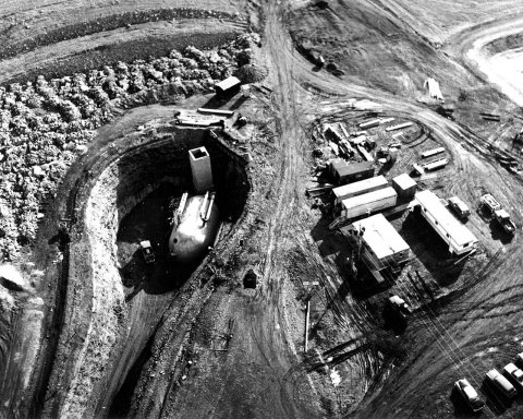 Launch Control Facility under construction at