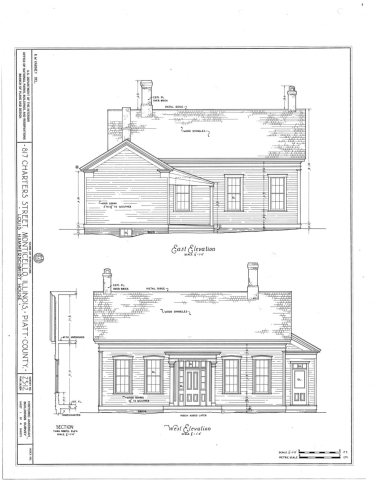 HABS ILL,74-MONCEL,1- (sheet 1 of 4) - Louis Hammerschmidt House, 817 Charter Street