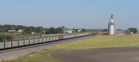 Berea, Nebraska with train 1