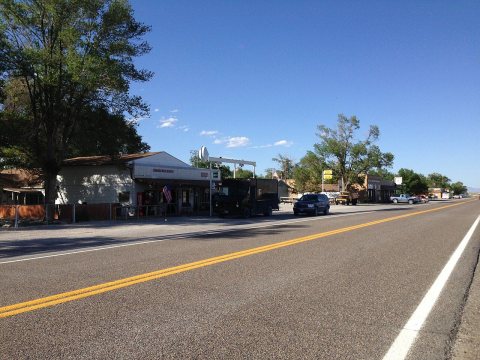 2014-06-11 17 09 24 Buildings along Nevada State Route 233 (Montello Road) in