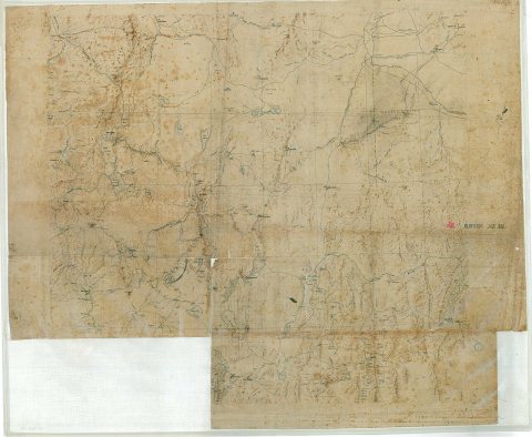 Map of the country near Austin and Virginia City