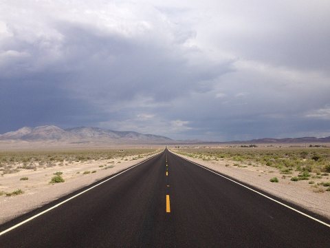2014-07-17 15 07 42 View south along Nevada State Route 375 about 8.5 miles south of the Nye County Line in