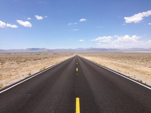 2014-07-18 13 09 32 View north along Nevada State Route 375 about 37.5 miles north of Nevada State Route 318 in