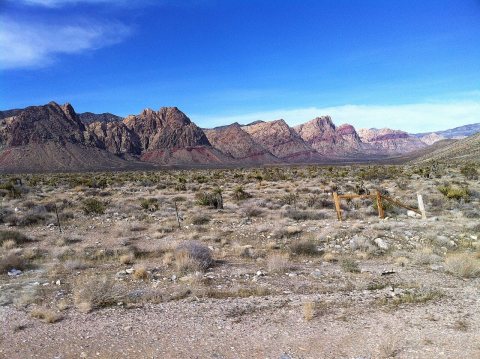 Red Rock Canyons from NV Route 160