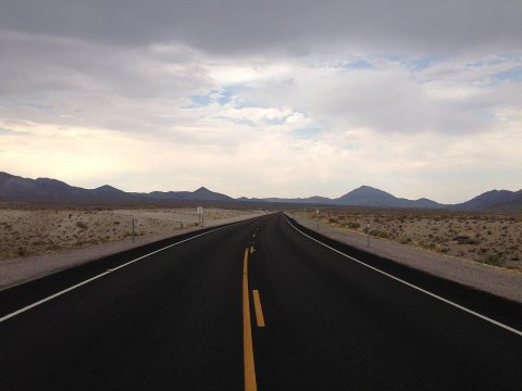 2014-07-17 16 31 29 View north along Nevada State Route 318 about 6.0 miles north of U.S. Route 93 in