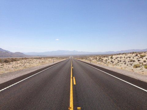 2014-07-18 11 44 44 View south along Nevada State Route 318 about 9.4 miles north of U.S. Route 93 near