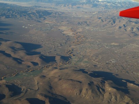 Dayton, Nevada with Carson City in Background
