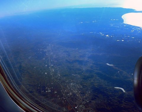 Gilroy (?) from the air