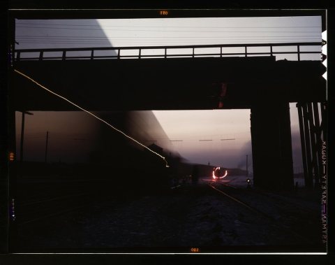 Repair tracks of the Chicago and Northwestern [i.e. North Western] R.R