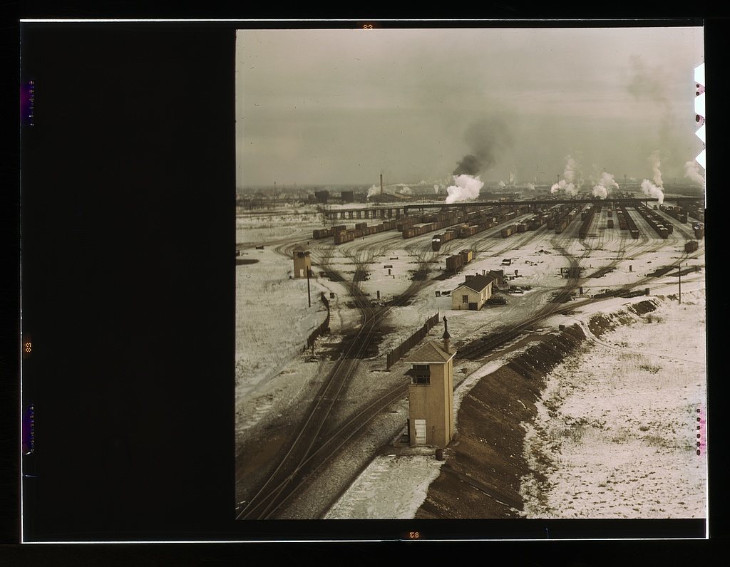 General view of the hump, Chicago and Northwestern [i.e. North Western] railroad classification yard, Chicago, Ill