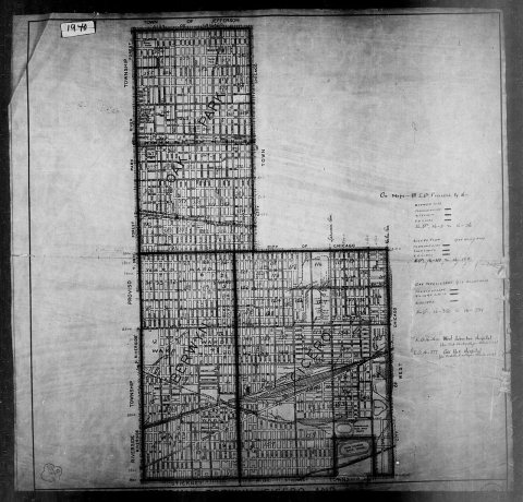 1940 Census Enumeration District Maps - Illinois - Cook County - Oak Park - ED 16-350 - ED 16-391