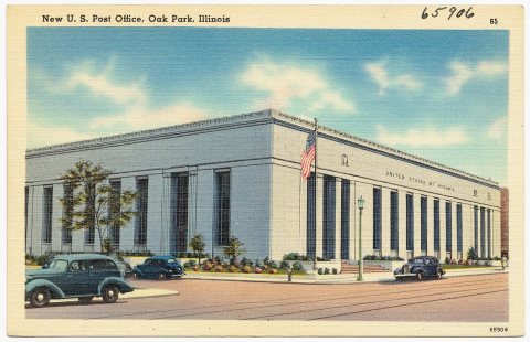 New U.S. Post Office, Oak Park, Illinois (65906)