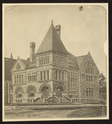 Scoville Institute, now Oak Park Public Library, Oak Park, Illinois) - Calkins, Eng, Chi