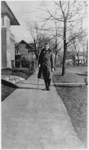 Ernest Hemingway at Oak Park, Illinois 1919