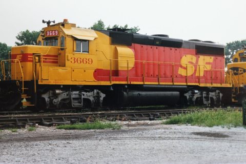 Santa Fe ATSF 3669 (GP39-2)