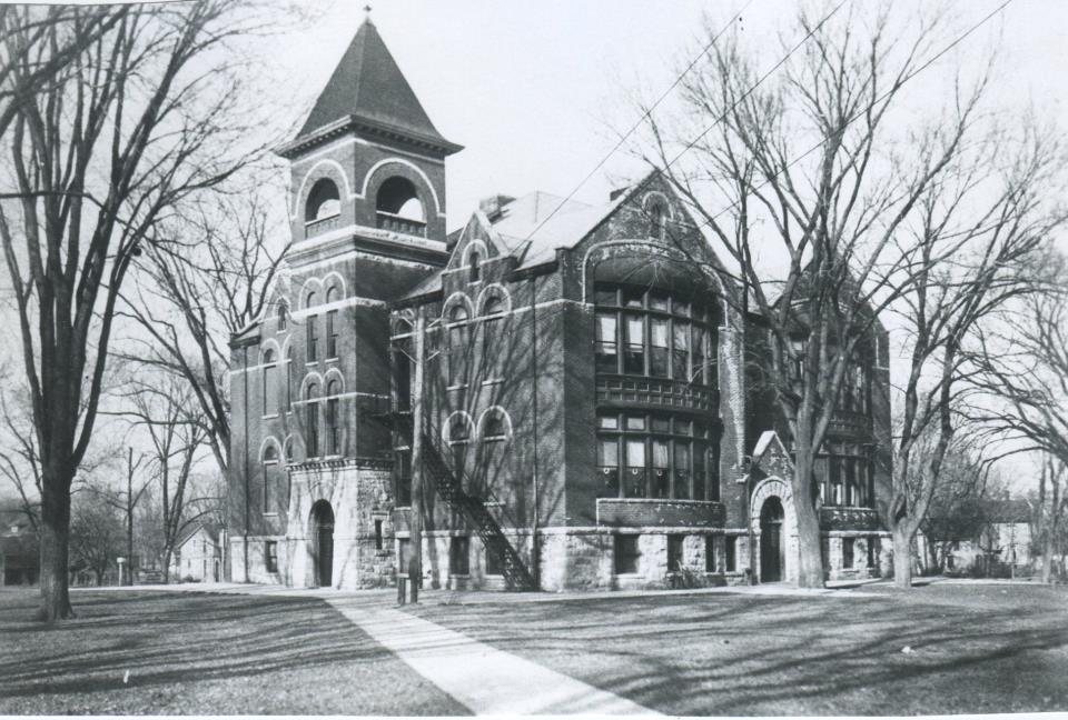 The Old North Side School, Geneseo, Illinois, 1900