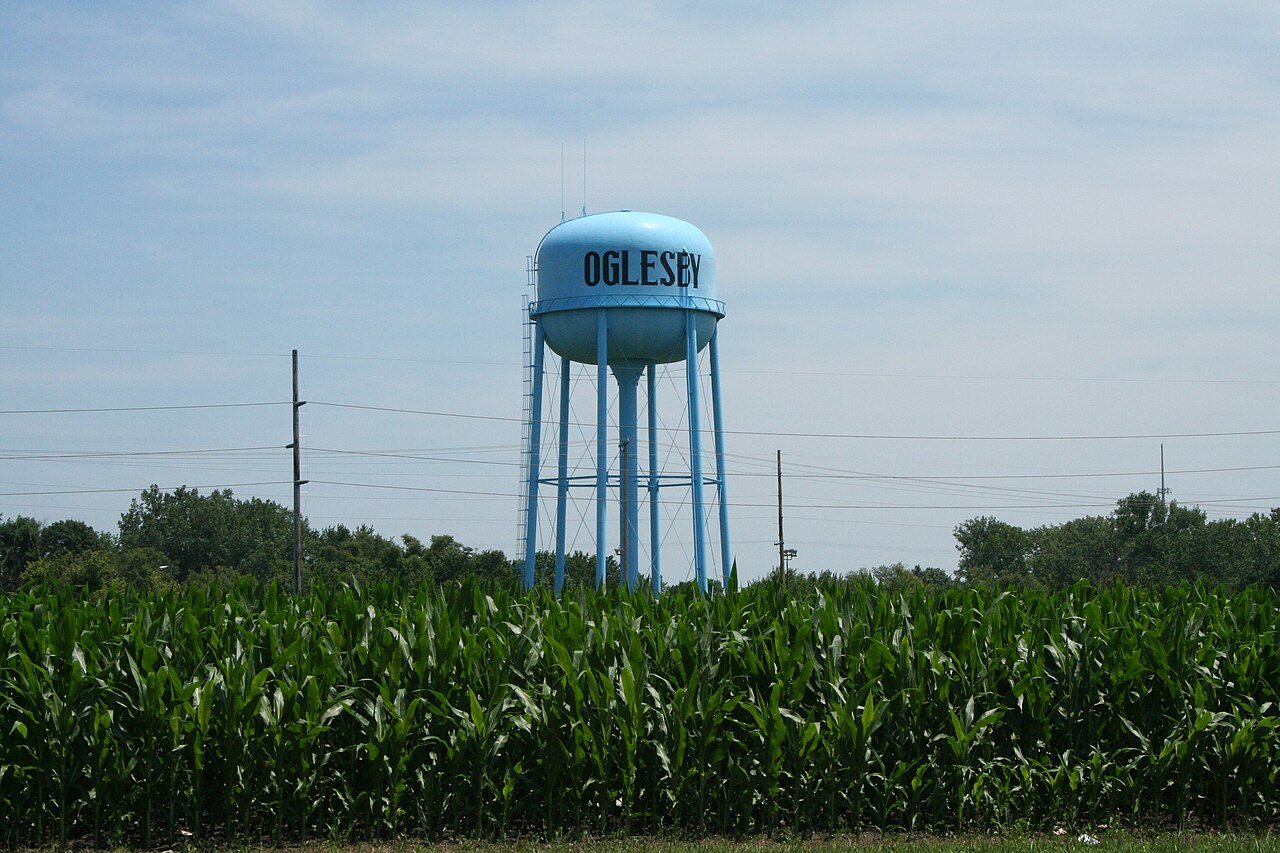 Oglesby Illinois Water Tower