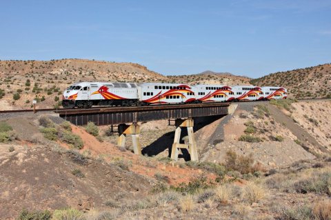 New Mexico Rail Runner La Bajada Hill