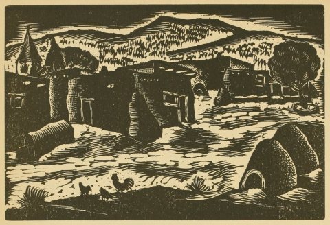 Todros Geller - From Land to Land - 1936 - Indian village Cochiti New Mexico - 0081