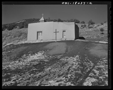 Vadito, near Penasco, New Mexico. Chapel