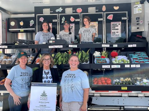 U.S. Department of Agriculture (USDA) Rural Development (RD) Illinois State Director Pam Monetti visited the Farm Works…