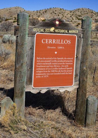 Cerrillos Official Scenic Historical Marker