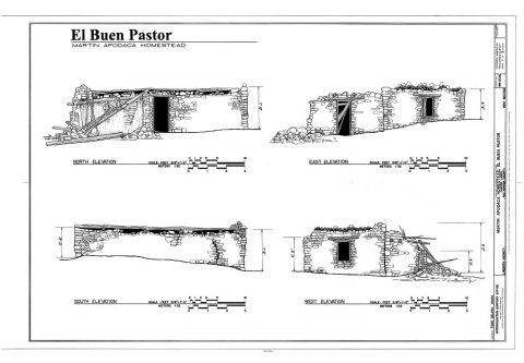 Martin Apodaca Homestead, El Buen Pastor, Canyon Largo