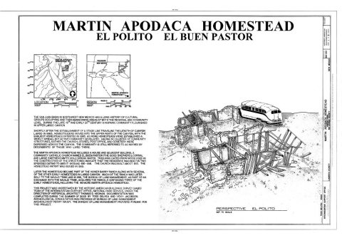 Martin Apodaca Homestead, Canyon Largo