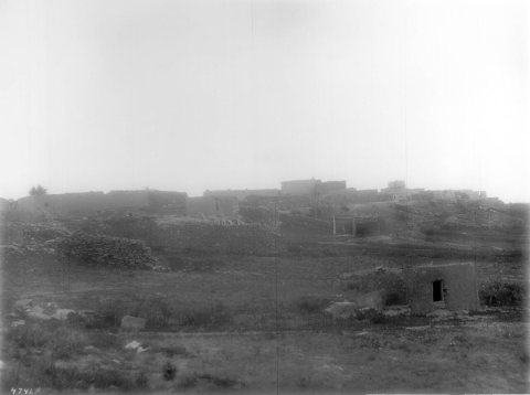 Pueblo of Paquate which belonged to Laguna, New Mexico, ca.1900 (CHS-4741)