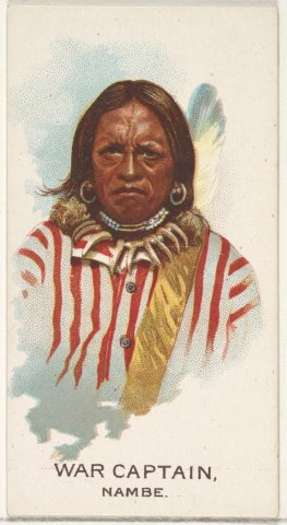 War Captain, Nambe, from the American Indian Chiefs series (N2) for Allen & Ginter Cigarettes Brands