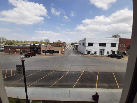 Eastern view from the Franklin County Courthouse in Illinois 04