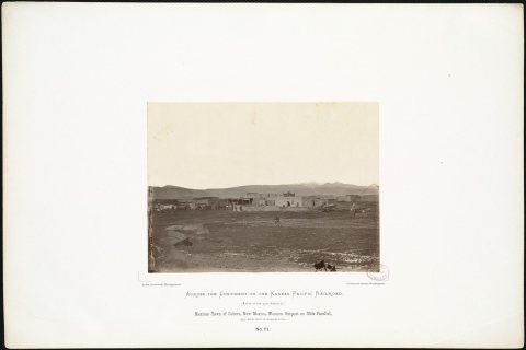Mexican town of Cubero, New Mexico, Western Outpost on 35th Parallel, 935 miles west of Missouri River